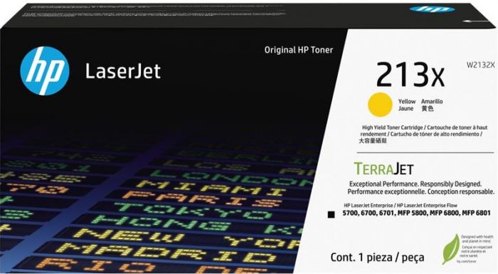 Картридж HP 213X CLJ Ent 5700/6700/6701, MFP 5800/6800 Yellow (6000 стор) Картридж HP 213X CLJ Ent 5700/6700/6701, MFP 5800/6800 Yellow (6000 стор)