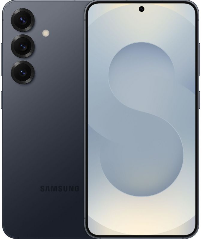 Смартфон Samsung Galaxy S25 5G (S931) 6.2' 12/256ГБ, 2SIM, 4000мА•год, синій чорний