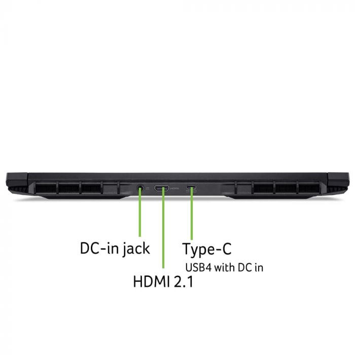 Ноутбук Acer Nitro V 16 ANV16-42 16" WUXGA IPS, AMD R7-260, 32GB, F1TB, NVD5060-8, Lin, чорний