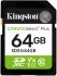 Карта пам'яті Kingston SD   64GB C10 UHS-I V10 R100MB/s