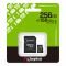 Карта пам'яті Kingston microSD  256GB C10 UHS-I A1 V10 R150MB/s + SD