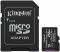 Карта пам'яті Kingston microSD  256GB C10 UHS-I A1 V10 R150MB/s + SD