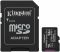 Карта пам'яті Kingston microSD   64GB C10 UHS-I A1 V10 R100MB/s + SD