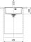 Мийка кухонна Franke Maris, фраграніт, прямокутник, без крила, 560х510х200мм, чаша - 1, врізна, MRG 610-52 TL, чорний матовий