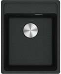 Мийка кухонна Franke Maris, фраграніт, прямокутник, без крила, 410х510х200мм, чаша - 1, врізна, MRG 610-37 TL, онікс
