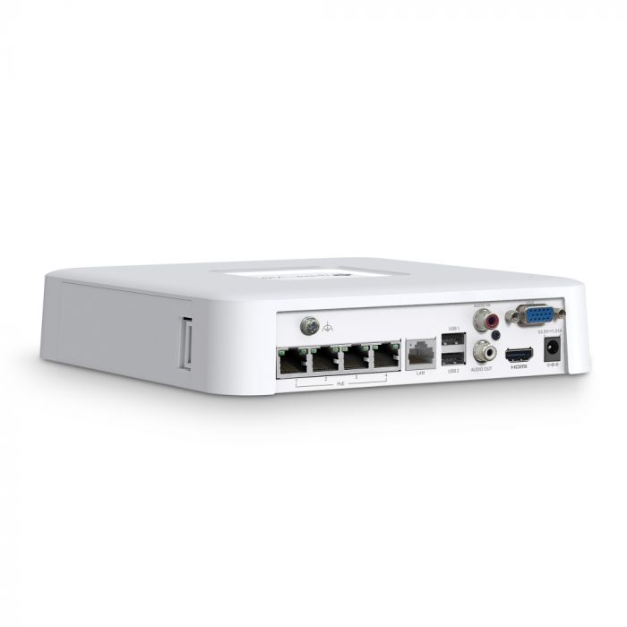 IP-Відеореєстратор TP-LINK VIGI NVR1104H-4P, 4 канали Poe, 2xUSB, H265+, 1xHDD, до 16 ТБ, білий IP-Відеореєстратор TP-LINK VIGI NVR1104H-4P, 4 канали Poe, 2xUSB, H265+, 1xHDD, до 16 ТБ, білий