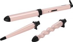 Мультистайлер Babyliss Curl & Wave Trio Styler, 58Вт, темп.режимов-2, 180°C, 210°C , термо килимок, рукавиця, кераміка, чорно-рожевий Мультистайлер Babyliss Curl & Wave Trio Styler, 58Вт, темп.режимов-2, 180°C, 210°C , термо килимок, рукавиця, кераміка, чорно-рожевий