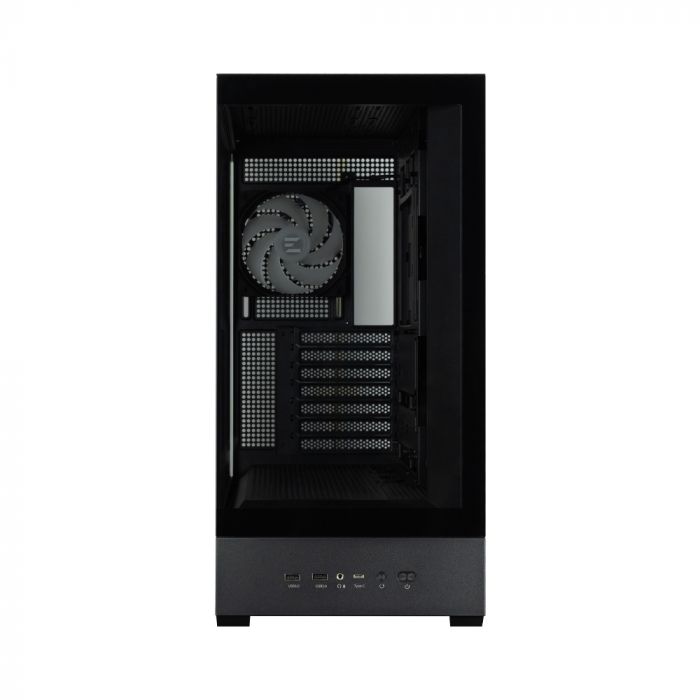Корпус Zalman P40 DS без БЖ, 2xUSB3.0, 1x Type C, 3x120мм ARGB Reverse,  1x120мм ARGB, VGA 420мм, LCS ready, TG Side/Front Panel, Display, ATX, чорний Корпус Zalman P40 DS без БЖ, 2xUSB3.0, 1x Type C, 3x120мм ARGB Reverse,  1x120мм ARGB, VGA 420мм, LCS ready, TG Side/Front Panel, Display, ATX, чорний