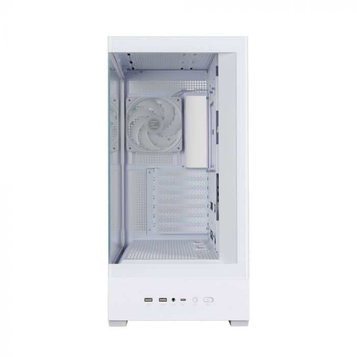 Корпус Zalman P40 DS без БЖ, 2xUSB3.0, 1x Type C, 3x120мм ARGB Reverse,  1x120мм ARGB, VGA 420мм, LCS ready, TG Side/Front Panel, Display, ATX, білий Корпус Zalman P40 DS без БЖ, 2xUSB3.0, 1x Type C, 3x120мм ARGB Reverse,  1x120мм ARGB, VGA 420мм, LCS ready, TG Side/Front Panel, Display, ATX, білий