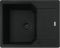 Мийка кухонна Franke Urban, фраграніт, прямокутник, з крилом, 620х500х220мм, чаша - 1, врізна, оборотна, UBG 611-62, чорний матовий
