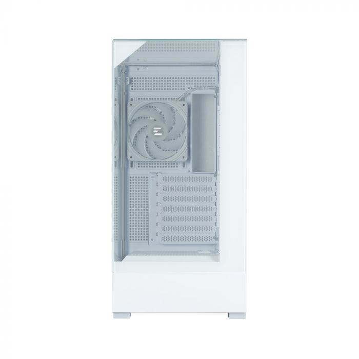Корпус Zalman P40 Prism Plus без БЖ, 2xUSB3.0, 1x Type C, 3x120мм ARGB Reverse,  1x120мм ARGB, VGA 420мм, LCS ready, TG TG Side/Front/Top Panel, ATX, білий