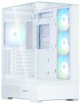 Корпус Zalman P40 Prism Plus без БЖ, 2xUSB3.0, 1x Type C, 3x120мм ARGB Reverse,  1x120мм ARGB, VGA 420мм, LCS ready, TG TG Side/Front/Top Panel, ATX, білий