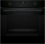 Духова шафа Bosch електрична, 76л, A, дисплей, конвекція, телескопічні направляючі, чорний