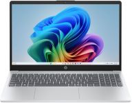 Ноутбук HP OmniBook 3 15-fn0004ua 15.6" FHD IPS AG, AMD AI 7 350, 16GB, F1024GB, UMA, Win11, сріблястий