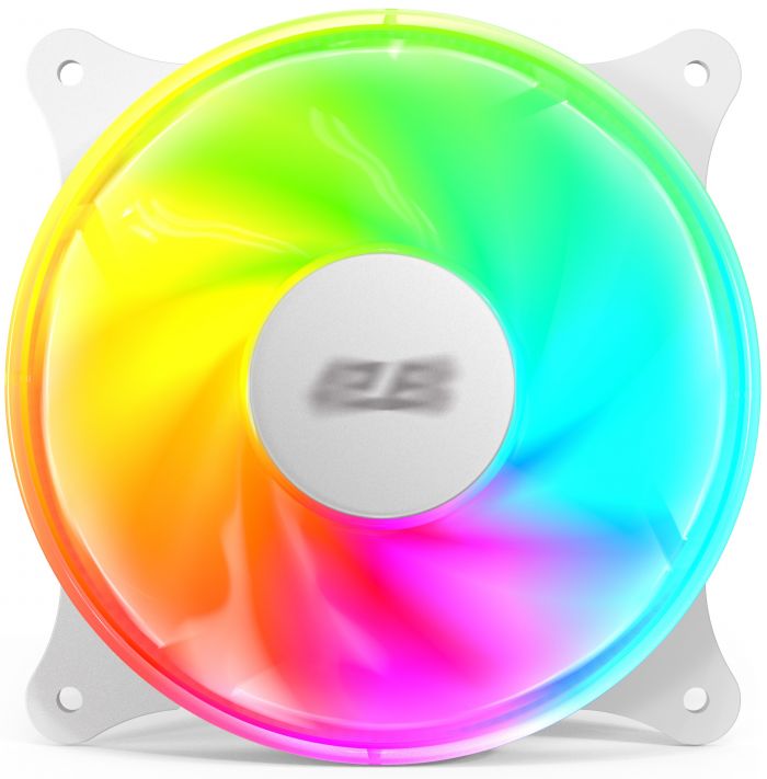 Корпусний вентилятор 2E GAMING Air Cool ACF120VW-ARGB 120мм, 1200rpm, 4pin, 23dBa, білий