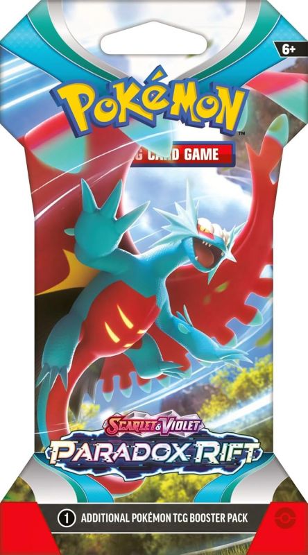 Колекційна карткова гра Pokemon: Paradox Rift (Cardboard Cover), бустер пак (1шт)