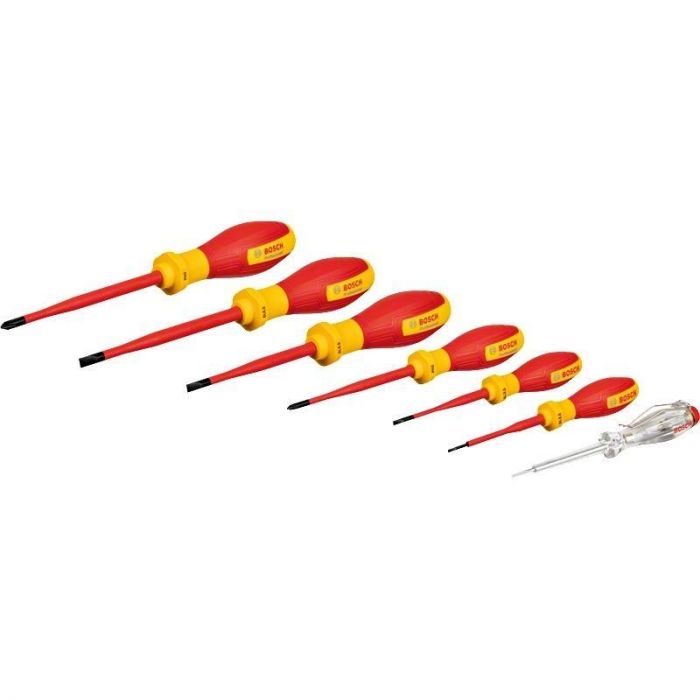 Викрутка Bosch Professional, (SL/PH), VDE, набір 7 шт