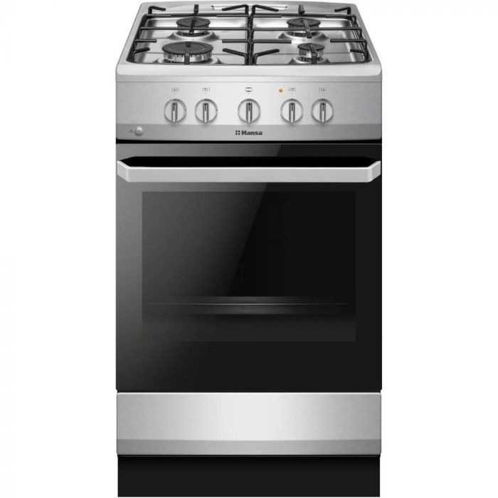 Плита газова Hansa, 50х60см, 67л, емаль, газ контр., нержавіюча сталь