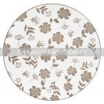 Тарілка обідня Ardesto Ravenna, 26.8см, порцеляна, біло-бежевий