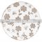 Тарілка десертна Ardesto Ravenna, 19см, порцеляна, біло-бежевий