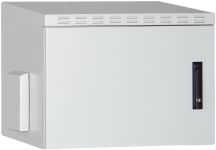 Шафа DIGITUS 19", 12U, вулична, металеві двері, 600x600 мм, 100кг максимально, IP55, сіра