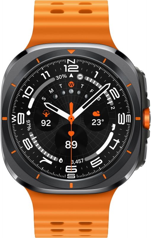 Смарт-годинник Samsung Galaxy Watch Ultra (2025) 47мм e-SIM (L705) 1.5", 480x480, sAMOLED, BT 5.3, NFC, 2/64ГБ, сірий титановий
