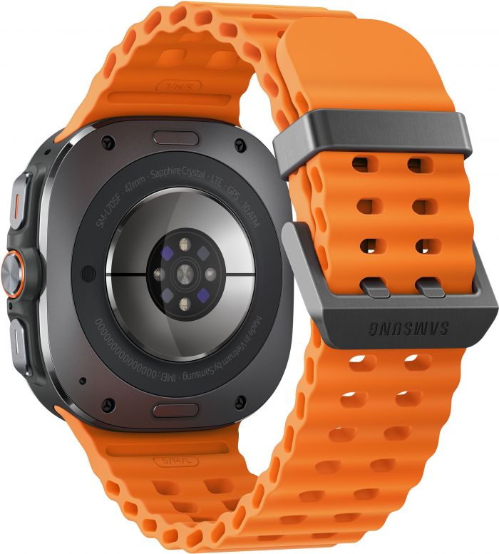 Смарт-годинник Samsung Galaxy Watch Ultra (2025) 47мм e-SIM (L705) 1.5", 480x480, sAMOLED, BT 5.3, NFC, 2/64ГБ, сірий титановий