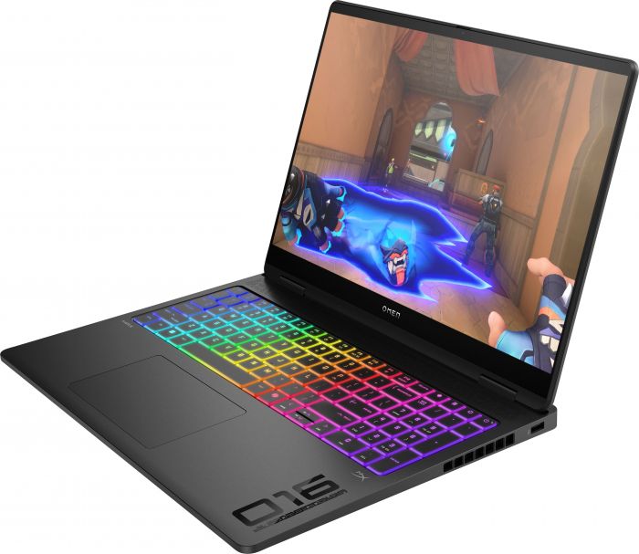 Ноутбук HP OMEN 16-ah0041ua 16" 2.5K OLED, Intel U7-255HX, 64GB, F2048GB, NVD5080-16, DOS, чорний