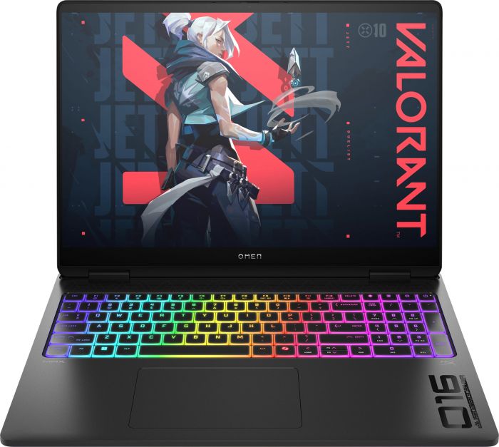 Ноутбук HP OMEN 16-ah0041ua 16" 2.5K OLED, Intel U7-255HX, 64GB, F2048GB, NVD5080-16, DOS, чорний