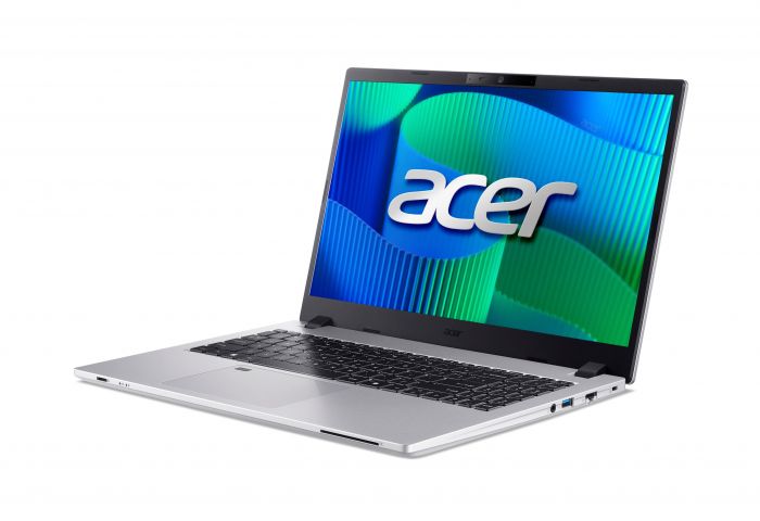 Ноутбук Acer TravelMate TMP215-55 15.6" FHD IPS, Intel U7-255U, 32GB, F1TB, UMA, Lin, сріблястий