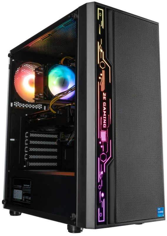 Комп’ютер персональний 2E Complex Gaming Intel i5-14400F, 16Gb, F1TB, NVD5050-8, H610, G2052, 600W, Win11PE