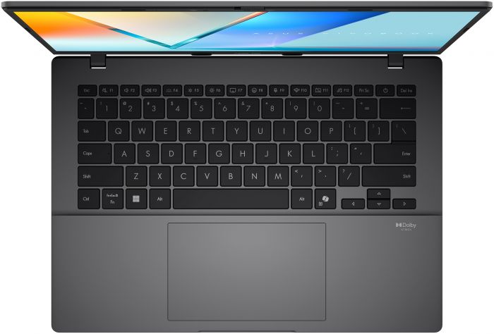 Ноутбук ASUS Vivobook S 14 S3407QA-KP003W 14" 2.5K IPS, Snapdragon X1 26 100, 16GB, F512GB, UMA, Win11, Сірий