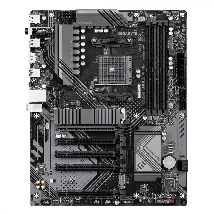 Материнська плата GIGABYTE B550 EAGLE WIFI6 sAM4 B550 4xDDR4 M.2 Wi-Fi BT HDMI ATX