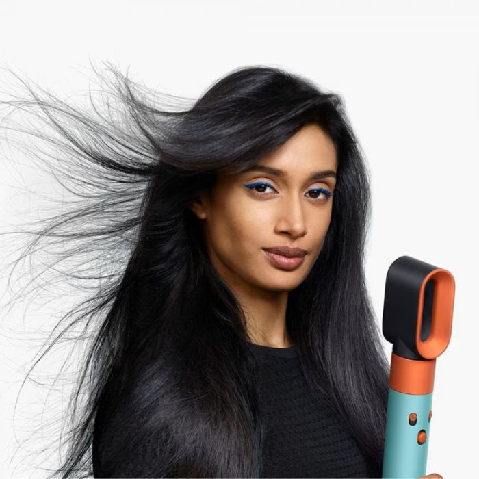 Стайлер Dyson Airwrap I.D. HS08 Curly/Coily Ceramic Patina/Topaz, 1300Вт, темп.режимів-3, D -30,40mm, насадок-6, кейс, кераміка, блакитно-мідний