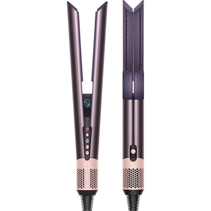 Випрямляч Dyson з вологого на сухе HТ01 Airstrait Jasper/Plum, темп.режимів-3, 80-140С, OLED-дисплей, кейс, метал, фіолетовий