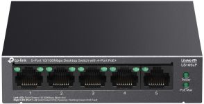 Комутатор TP-LINK LS105LP  5xFE (4xPoE), 41 Вт