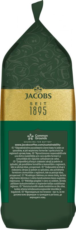 Кава Jacobs  зерна Kronung , 1000гр, купаж арабіка/робуста