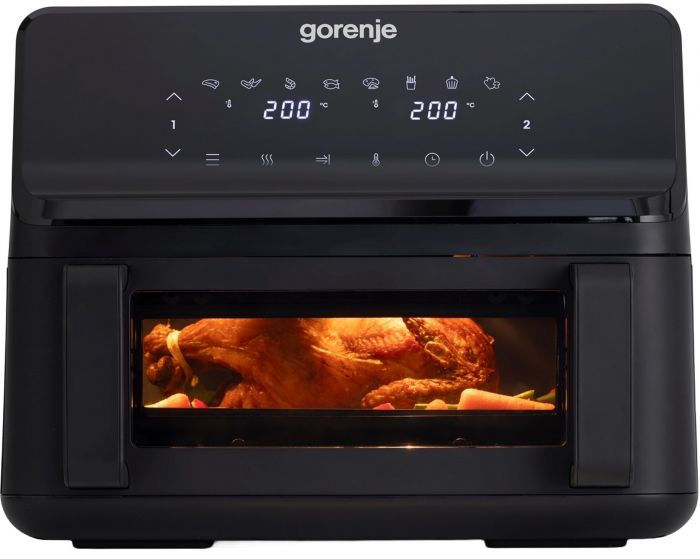 Мультипіч Gorenje 2700Вт, чаша-9л, сенсорне керування, 8 авто. програм, пластик, чорний