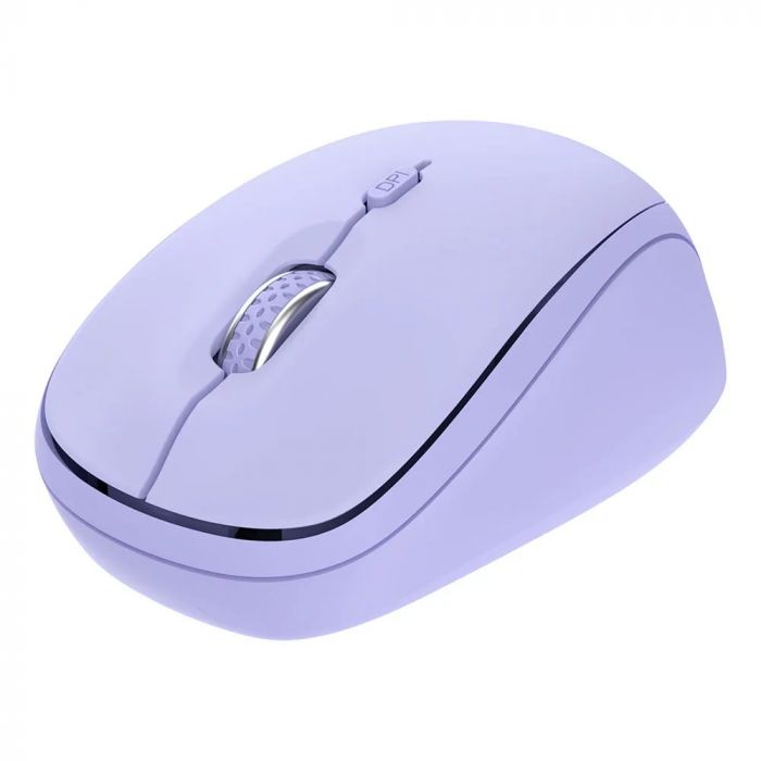 Миша Trust Yvi+ Compact Multi-Device, WL/BT/USB-A, фіолетовий