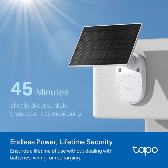Комплект розумної бездротової камери TP-LINK TAPO C410 KIT 2K QHD та сонячної панелі