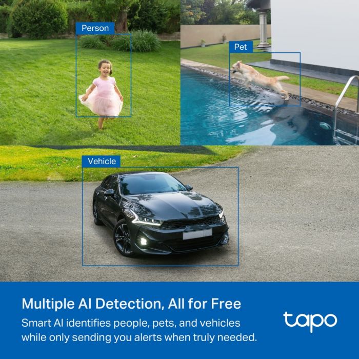 Комплект розумної бездротової камери TP-LINK TAPO C425 KIT 2K QHD та сонячної панелі