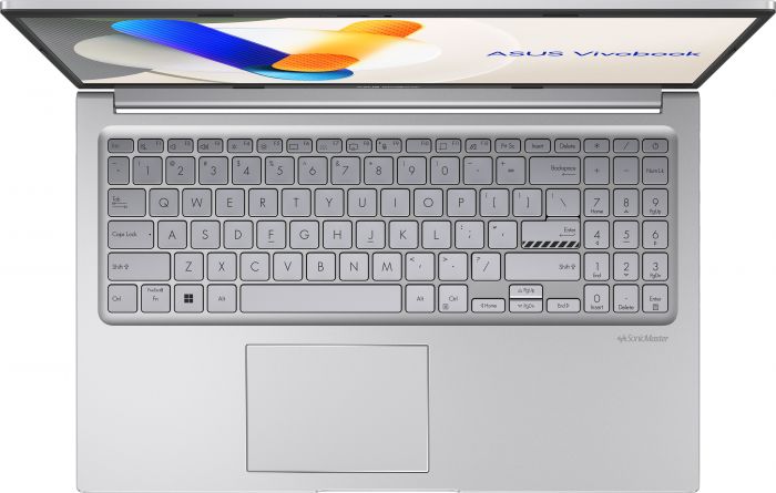 Ноутбук ASUS Vivobook 15 X1504VA-BQ700W 15.6" FHD IPS, Intel i3-1315U, 16GB, F512GB, UMA, Win11, Сріблястий