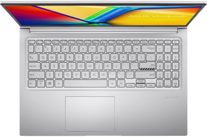 Ноутбук ASUS Vivobook 15 X1502VA-BQ490 15.6" FHD IPS, Intel i7-13620H, 16GB, F512GB, UMA, NoOS, Сріблястий