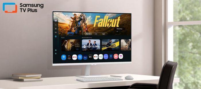 Монітор Samsung 32" S32FM703 2xHDMI, USB, Bluetooth, MM, VA, 3840x2160, 4ms