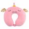 Подушка для шиї ARDESTO Travel Unicorn 30х30см, поліуретанова піна, рожевий