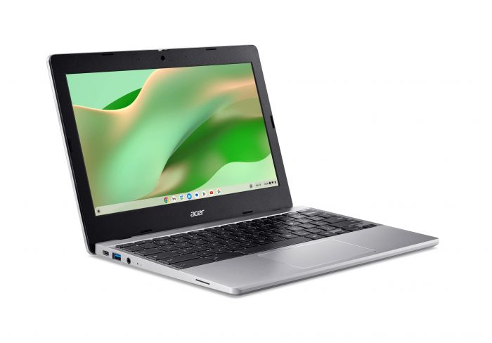 Ноутбук Acer Chromebook CB311-12H 11" IPS, Intel C N100, 8GB, F128GB, UMA, ChromeOS, сріблястий