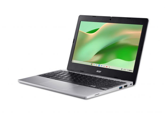 Ноутбук Acer Chromebook CB311-12H 11" IPS, Intel C N100, 8GB, F128GB, UMA, ChromeOS, сріблястий
