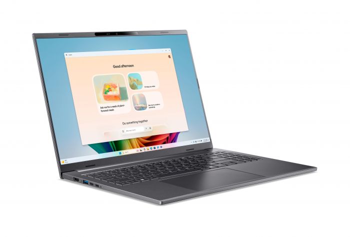 Ноутбук Acer Aspire 16 A16-61M 16" WUXGA+ OLED, AMD R7-350, 32GB, F1GB, UMA, Win11, сірий