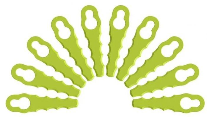 Леза для тримера Ryobi RAC158 10 лез пластик Леза для тримера Ryobi RAC158 10 лез пластик