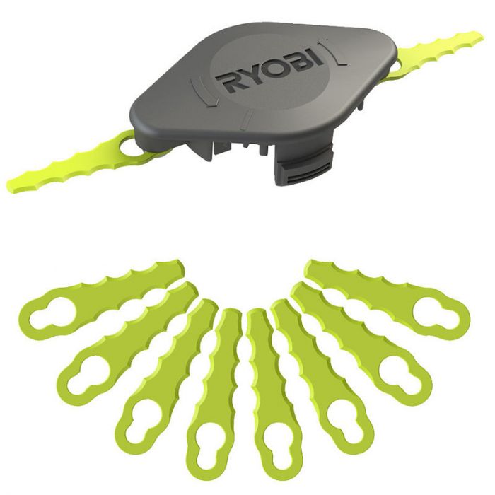 Леза для тримера Ryobi RAC155 насадка та 10 лез пластик Леза для тримера Ryobi RAC155 насадка та 10 лез пластик